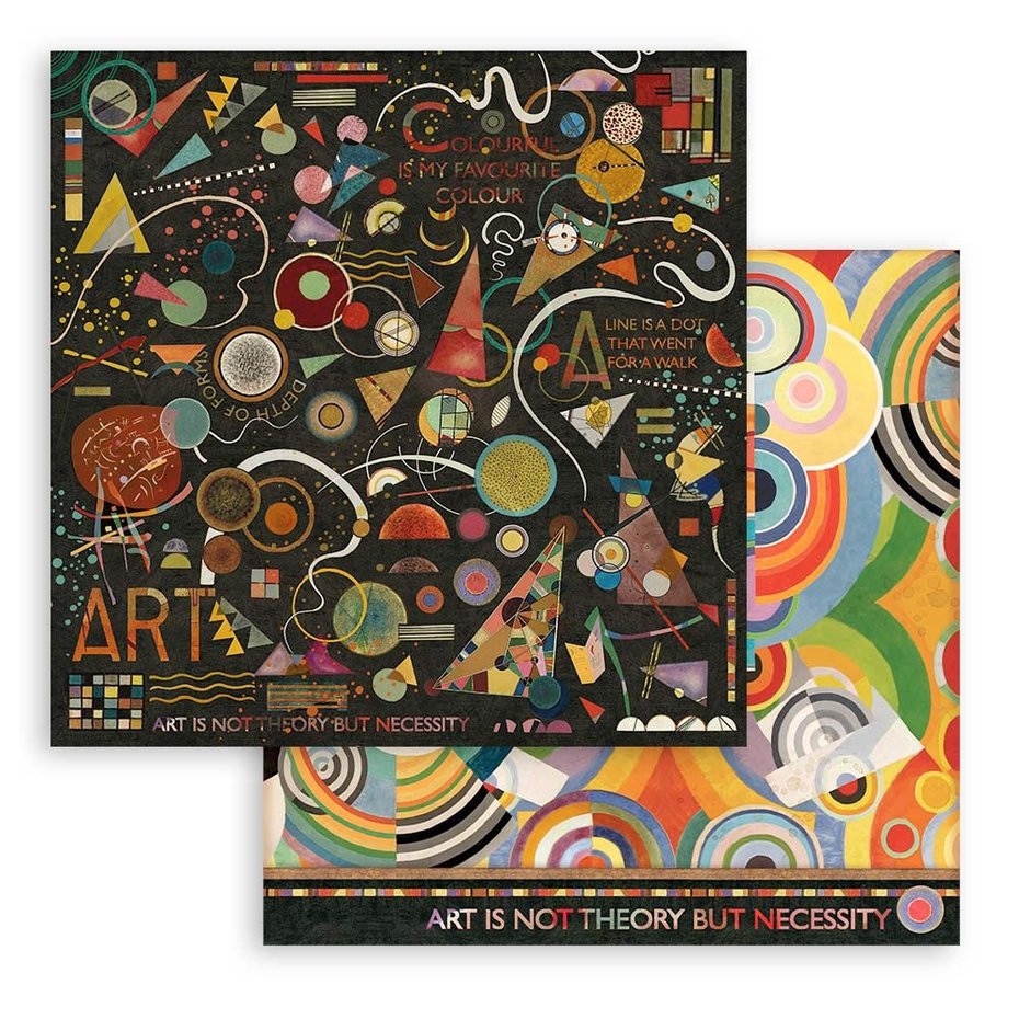 Stamperia Bauhaus 8x8 Inch Paper Pack (SBBS65)