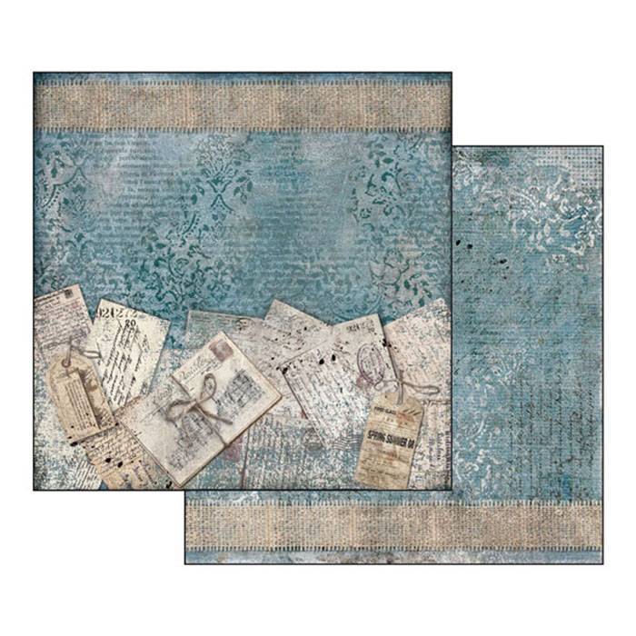 Stamperia Blues 12x12 Inch Paper Pack SBBL26 for Scrapbooking