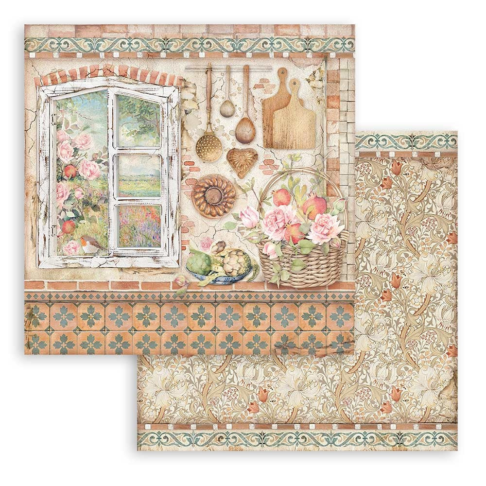 Stamperia Casa Granada 12x12 Inch Paper Pack (SBBL99)