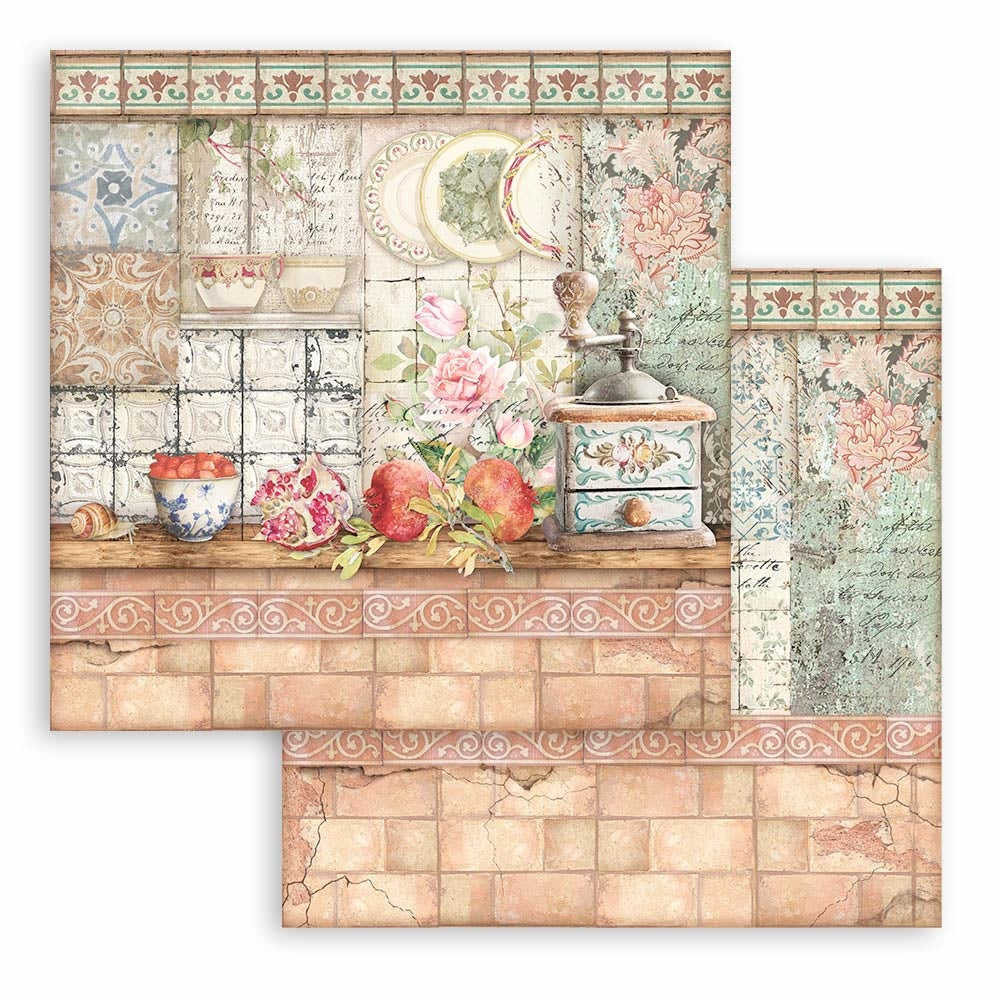 Stamperia Casa Granada 12x12 Inch Paper Pack (SBBL99)