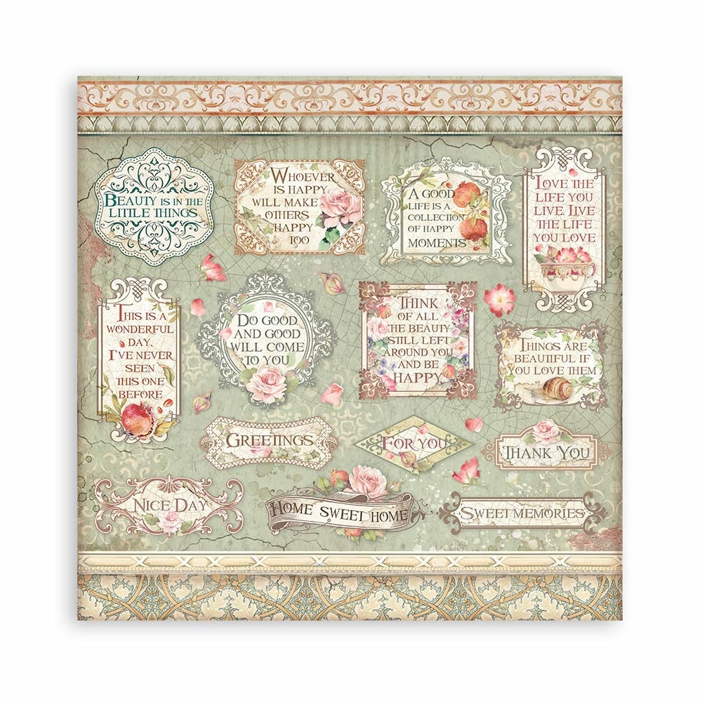 Stamperia Casa Granada 12x12 Inch Paper Pack (SBBL99)