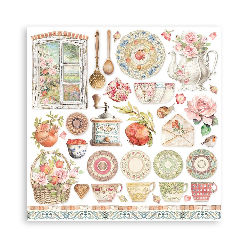 Stamperia Casa Granada 12x12 Inch Paper Pack (SBBL99)