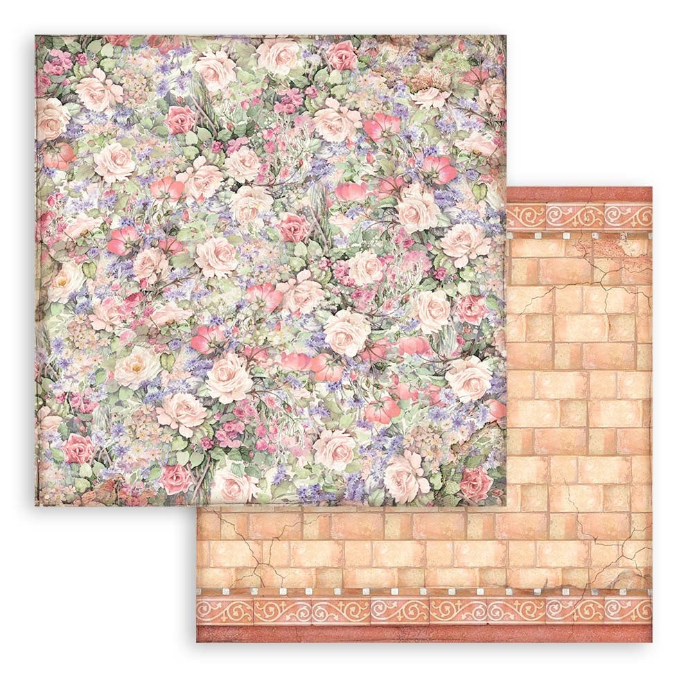 Stamperia Casa Granada Maxi Backgrounds 12x12 Inch Paper Pack (SBBL108)