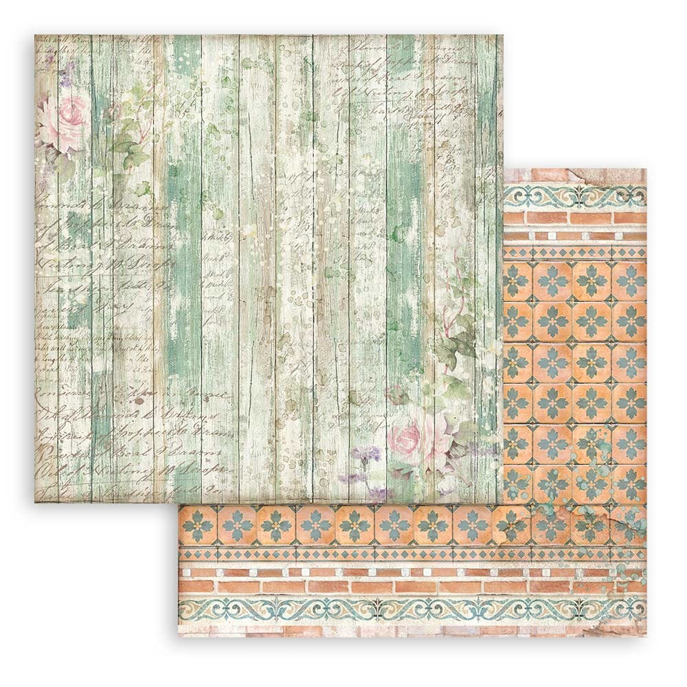 Stamperia Casa Granada Maxi Backgrounds 12x12 Inch Paper Pack (SBBL108)