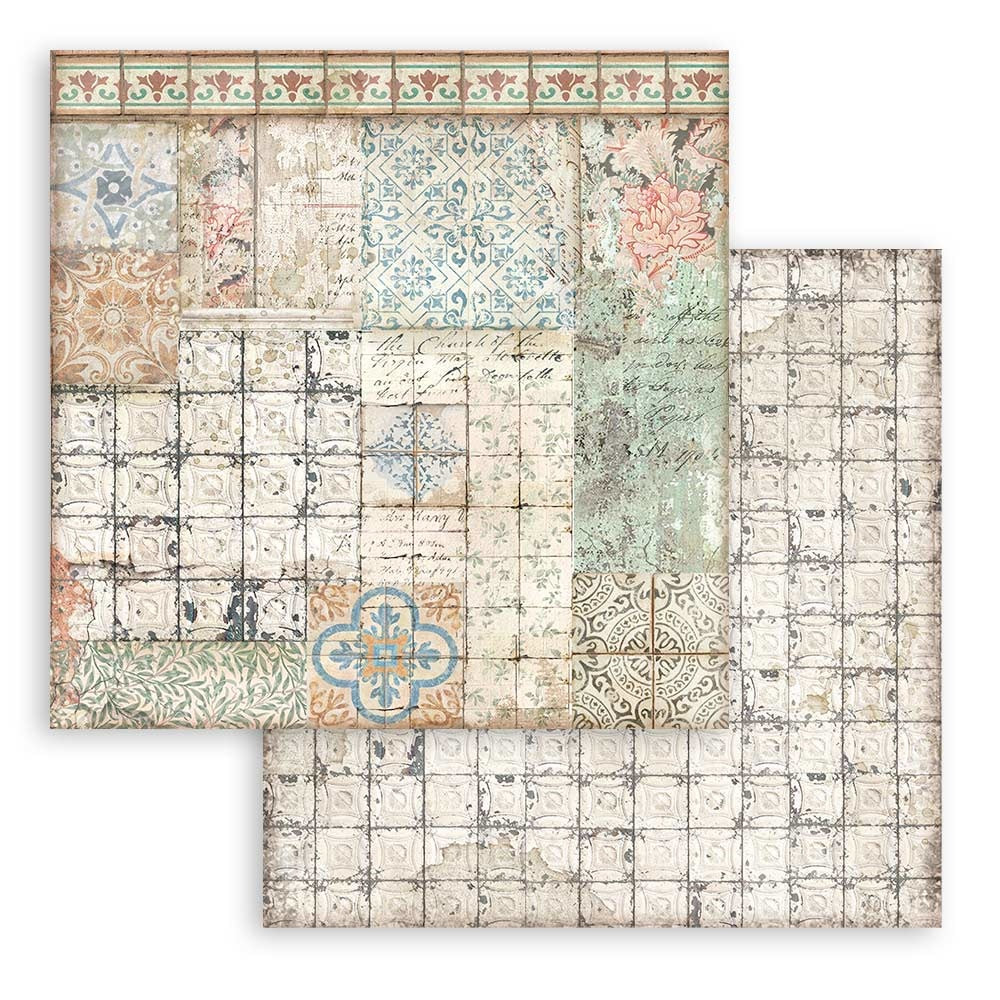 Stamperia Casa Granada Maxi Backgrounds 12x12 Inch Paper Pack (SBBL108)