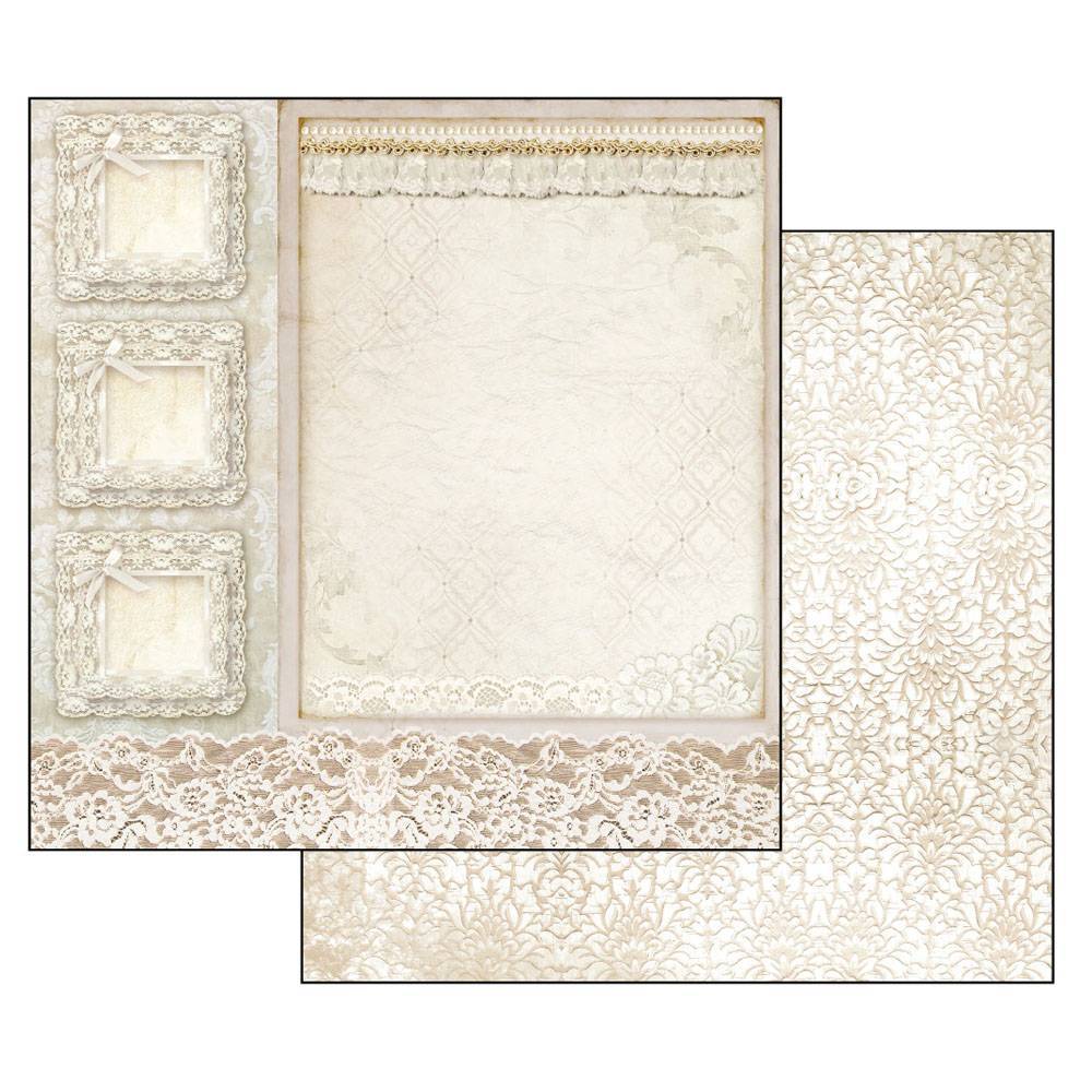 Stamperia Ceremony 12x12 Inch Paper Pack SBBL42 for Scrapbooking
