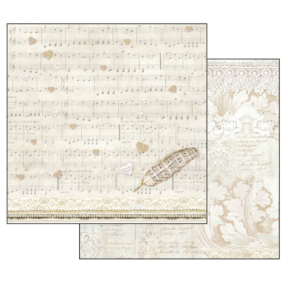 Stamperia Ceremony 12x12 Inch Paper Pack SBBL42 for Scrapbooking