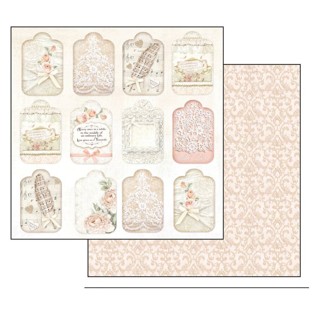 Stamperia Ceremony 12x12 Inch Paper Pack SBBL42 for Scrapbooking