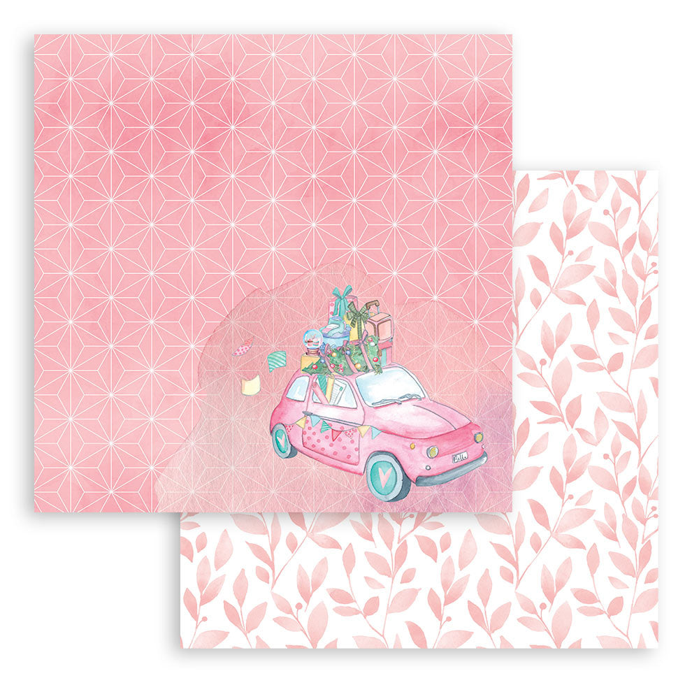 Stamperia Christmas Rose 8x8 Inch Paper Pack (SBBS45)