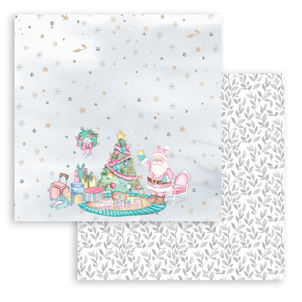 Stamperia Christmas Rose 8x8 Inch Paper Pack (SBBS45)