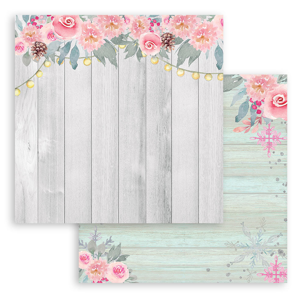 Stamperia Christmas Rose 8x8 Inch Paper Pack (SBBS45)