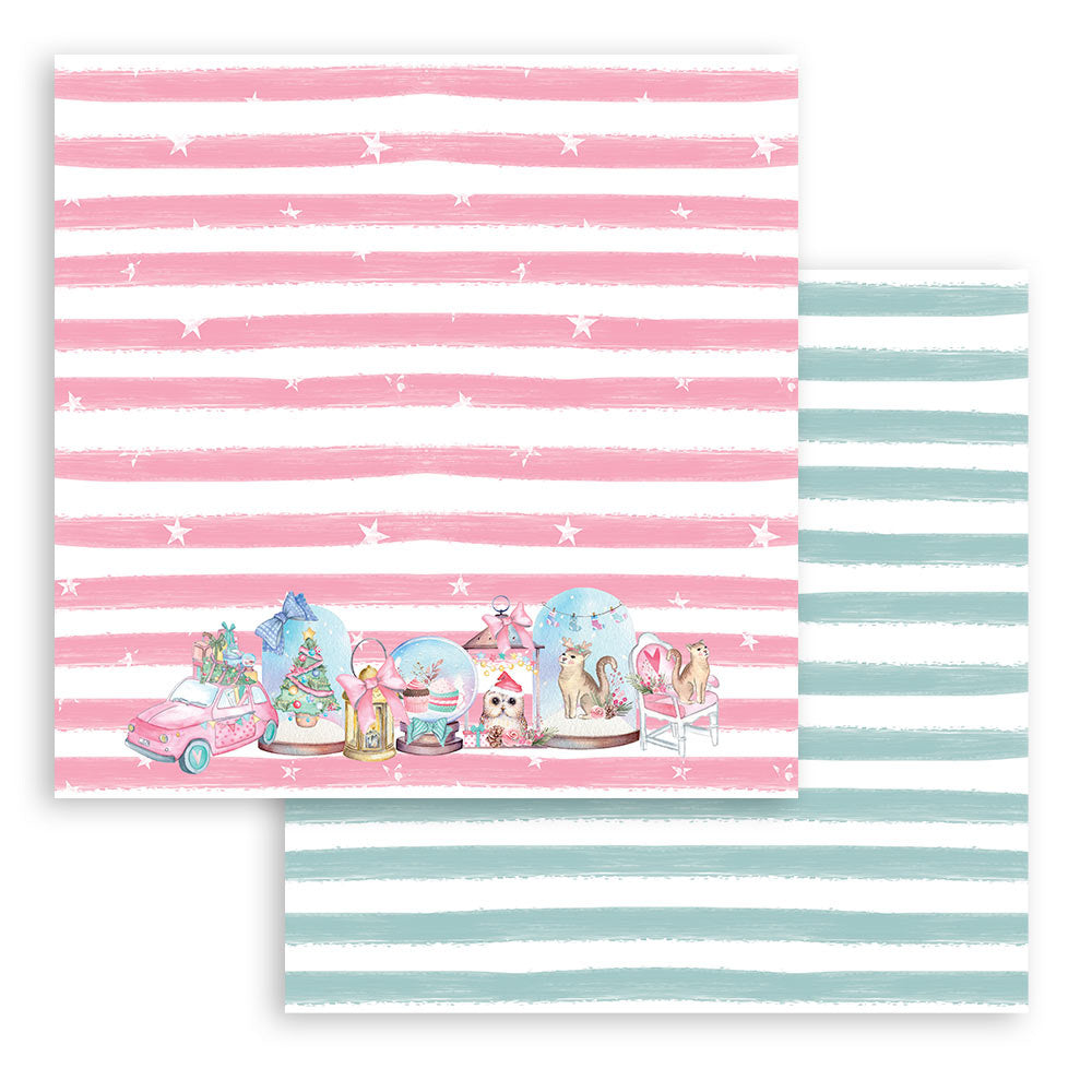 Stamperia Christmas Rose 8x8 Inch Paper Pack (SBBS45)