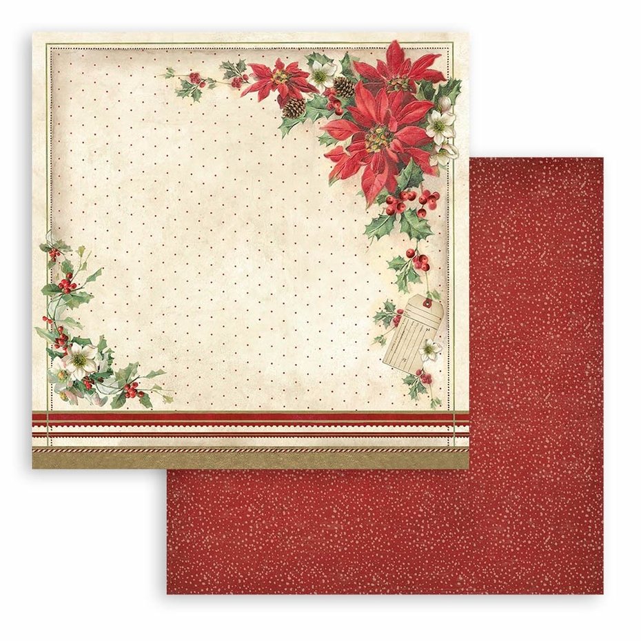 Stamperia Classic Christmas 12x12 Inch Paper Pack (SBBL74)