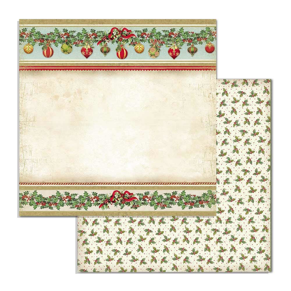 Stamperia Classic Christmas 6x6 Inch Paper Pack (SBBXS06)