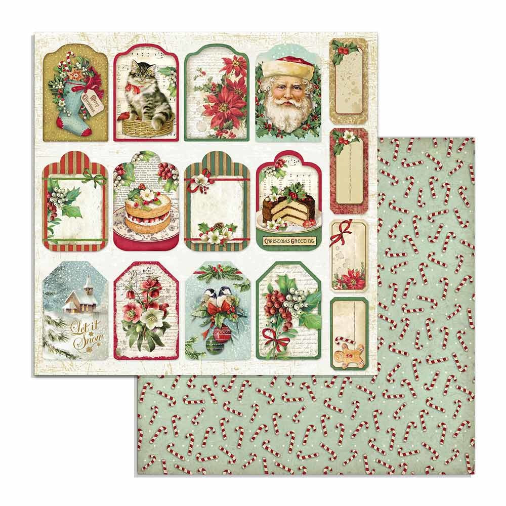 Stamperia Classic Christmas 6x6 Inch Paper Pack (SBBXS06)
