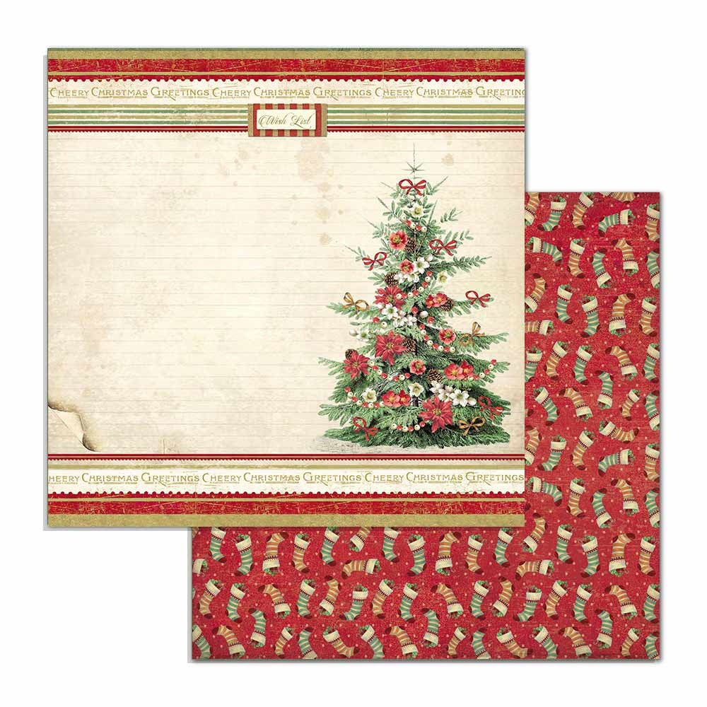 Stamperia Classic Christmas 6x6 Inch Paper Pack (SBBXS06)