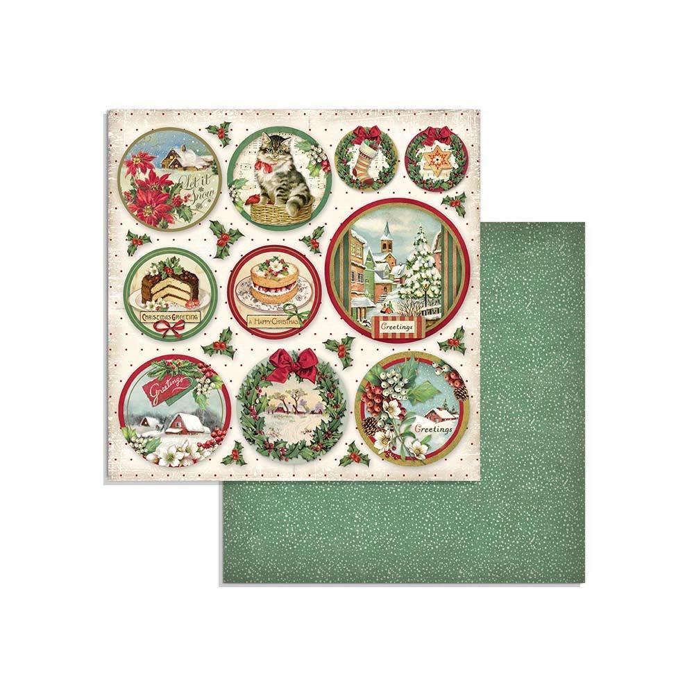 Stamperia Classic Christmas 8x8 Inch Paper Pack (SBBS17) -|
