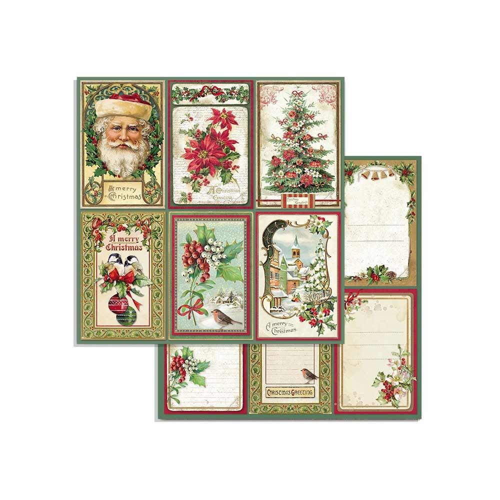 Stamperia Classic Christmas 8x8 Inch Paper Pack (SBBS17) -|