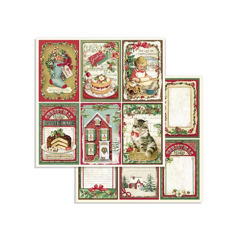 Stamperia Classic Christmas 8x8 Inch Paper Pack (SBBS17) -|