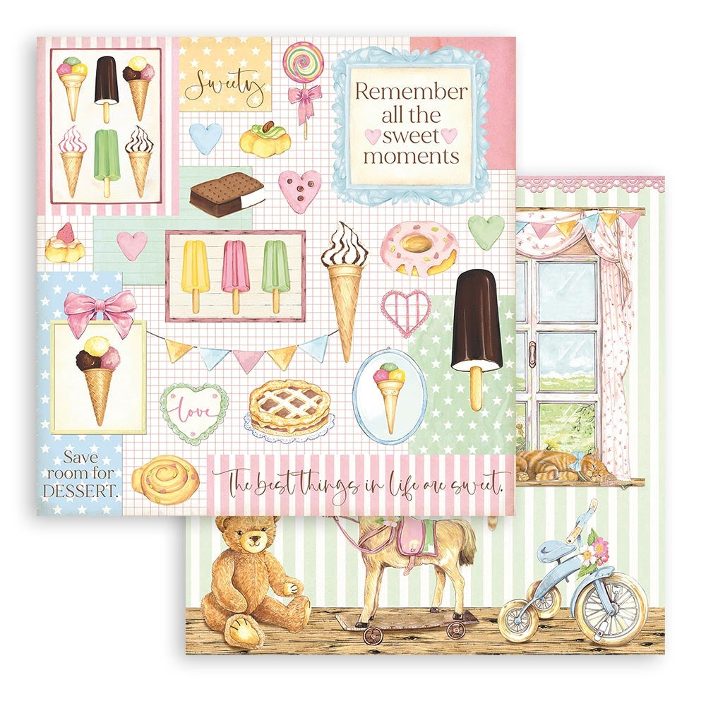 Stamperia Daydream 12x12 Inch Paper Pack (SBBL104)