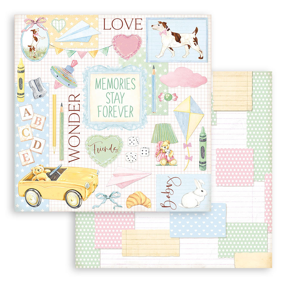 Stamperia Daydream 12x12 Inch Paper Pack (SBBL104)