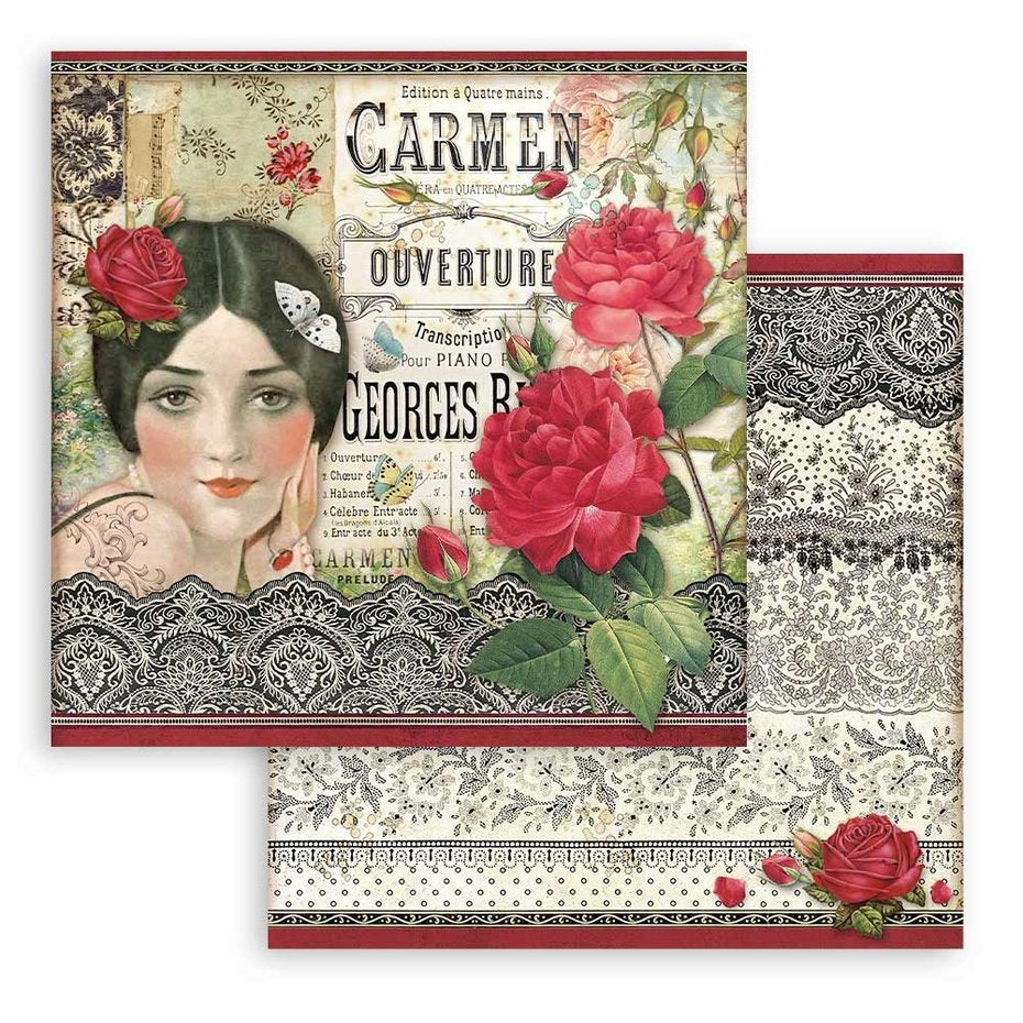 Stamperia Desire 6x6 Inch Paper Pack (SBBXS21)