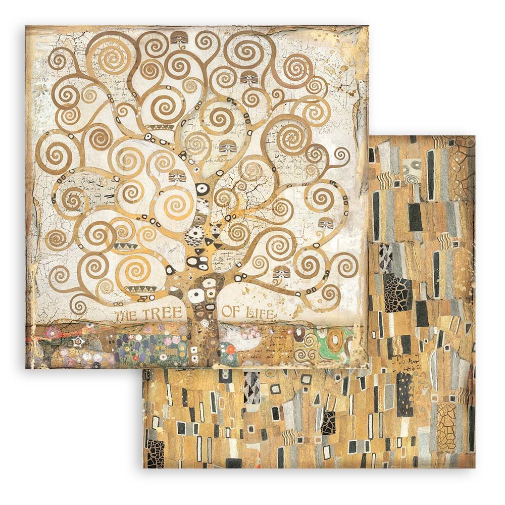 Stamperia Klimt 12x12 Inch Paper Pack (SBBL97)