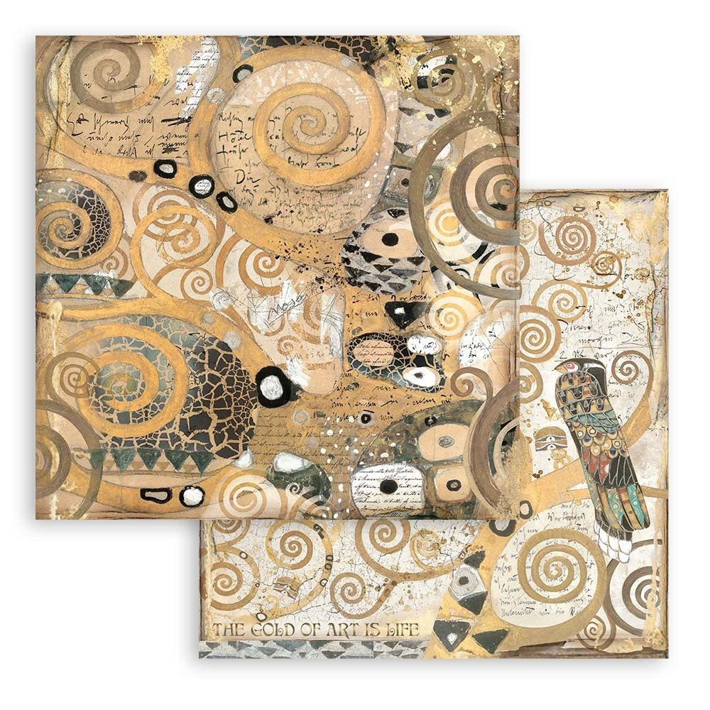 Stamperia Klimt 12x12 Inch Paper Pack (SBBL97)