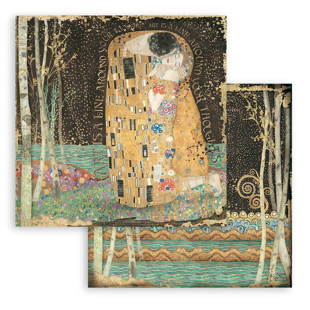 Stamperia Klimt 12x12 Inch Paper Pack (SBBL97)