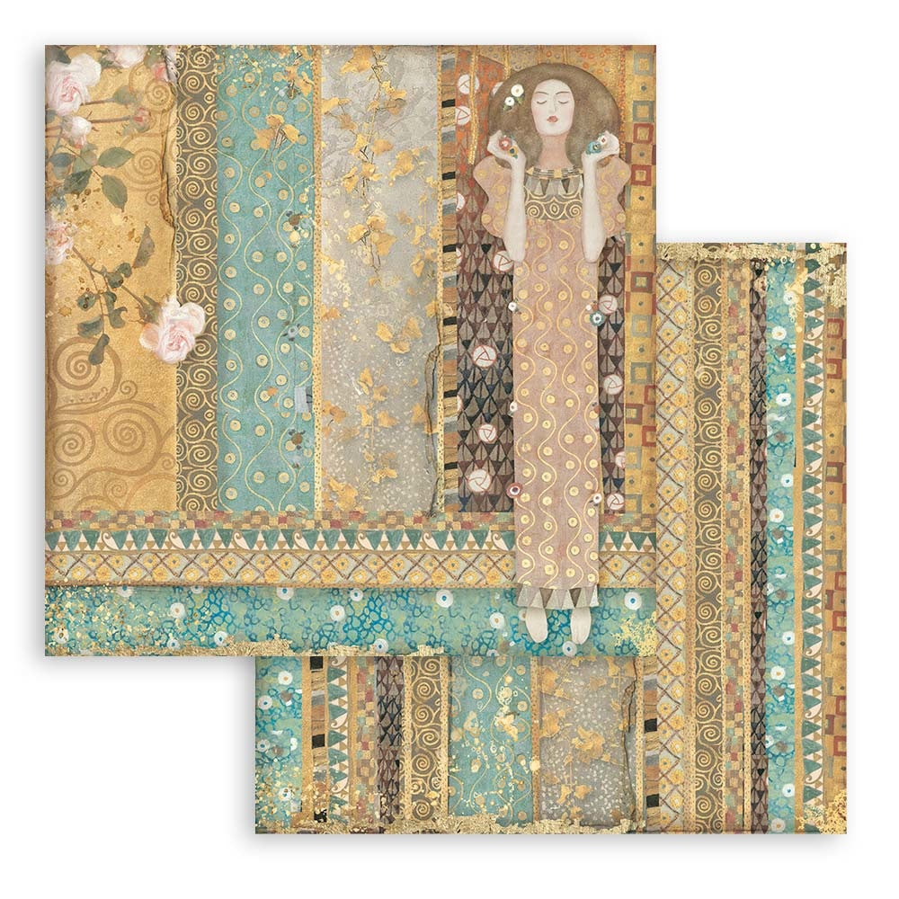 Stamperia Klimt 12x12 Inch Paper Pack (SBBL97)