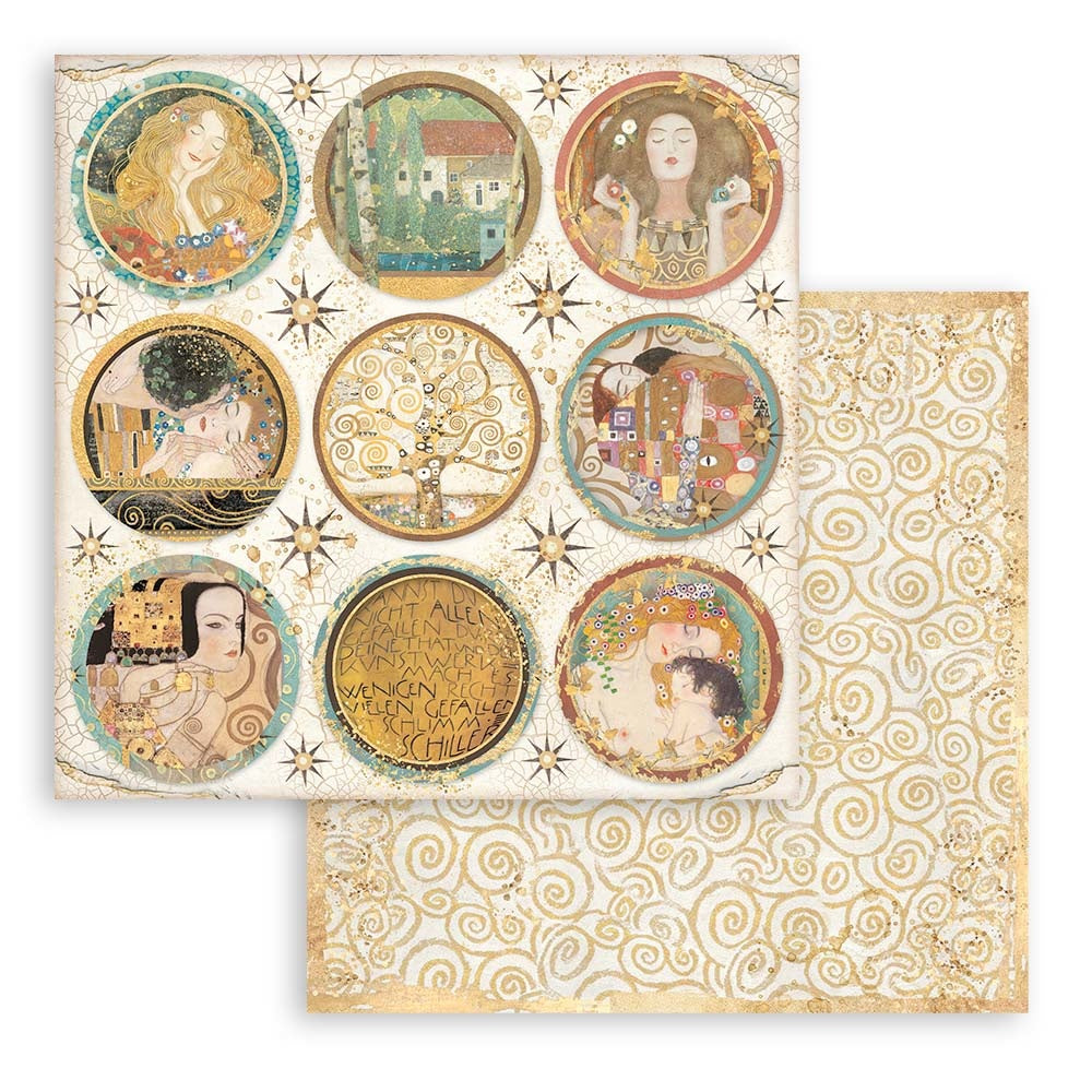 Stamperia Klimt 12x12 Inch Paper Pack (SBBL97)