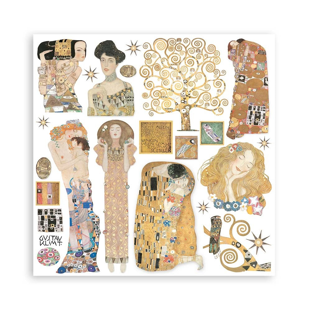 Stamperia Klimt 12x12 Inch Paper Pack (SBBL97)