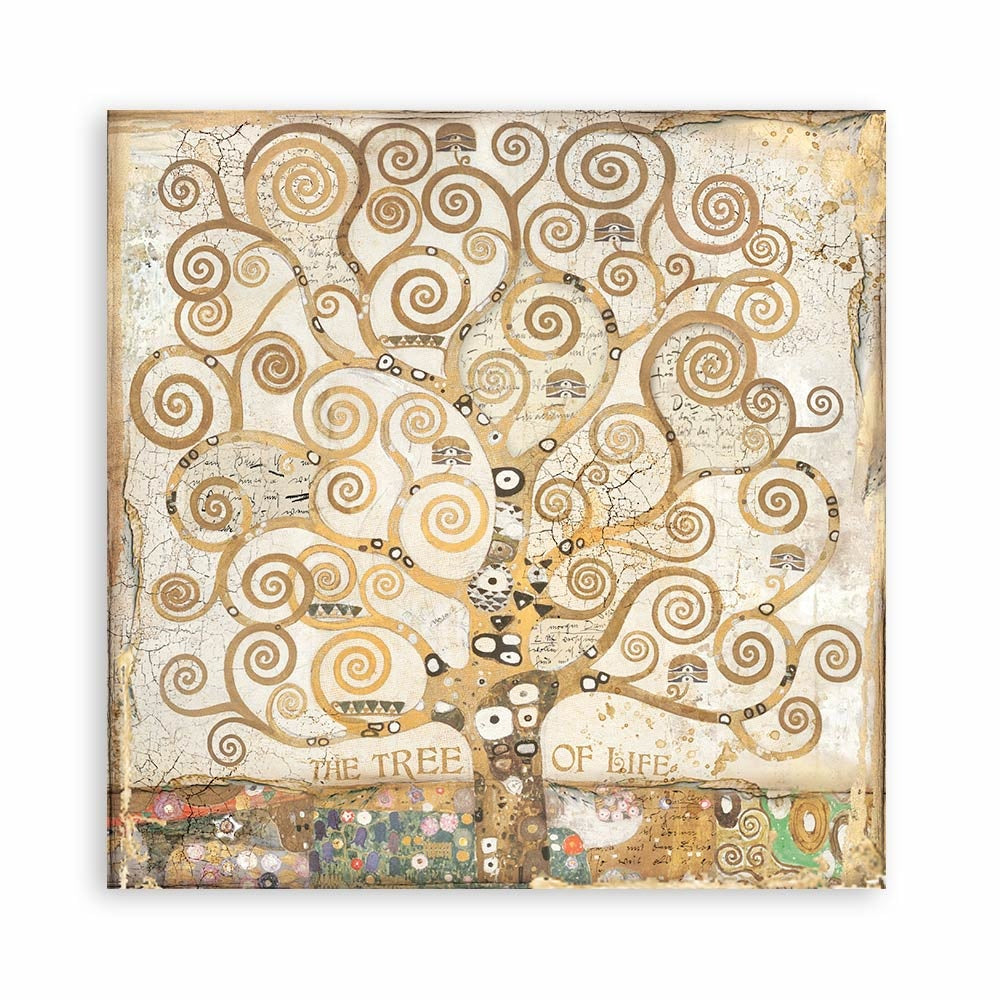 Stamperia Klimt Maxi Backgrounds 12x12 Inch Paper Pack (SBBL101)