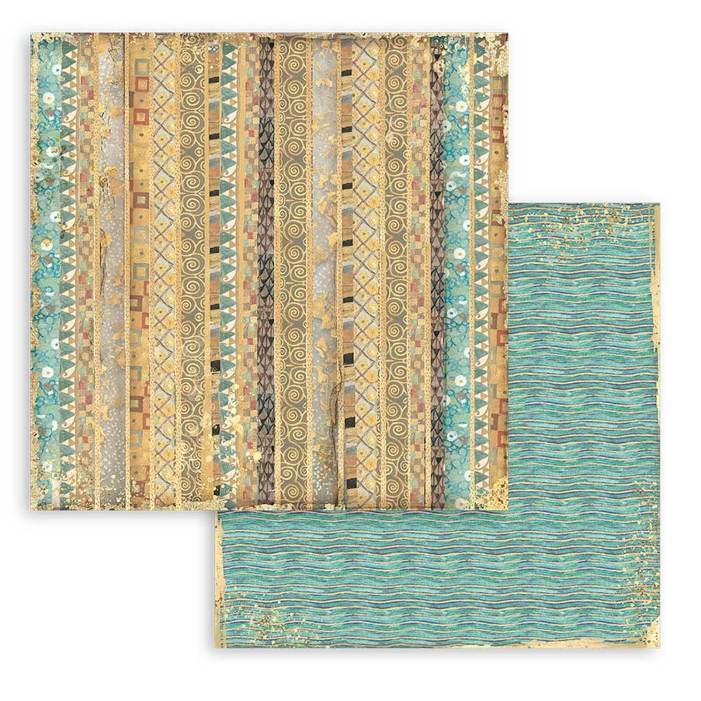 Stamperia Klimt Maxi Backgrounds 12x12 Inch Paper Pack (SBBL101)