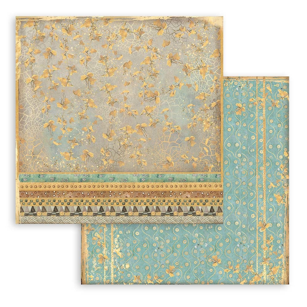 Stamperia Klimt Maxi Backgrounds 12x12 Inch Paper Pack (SBBL101)