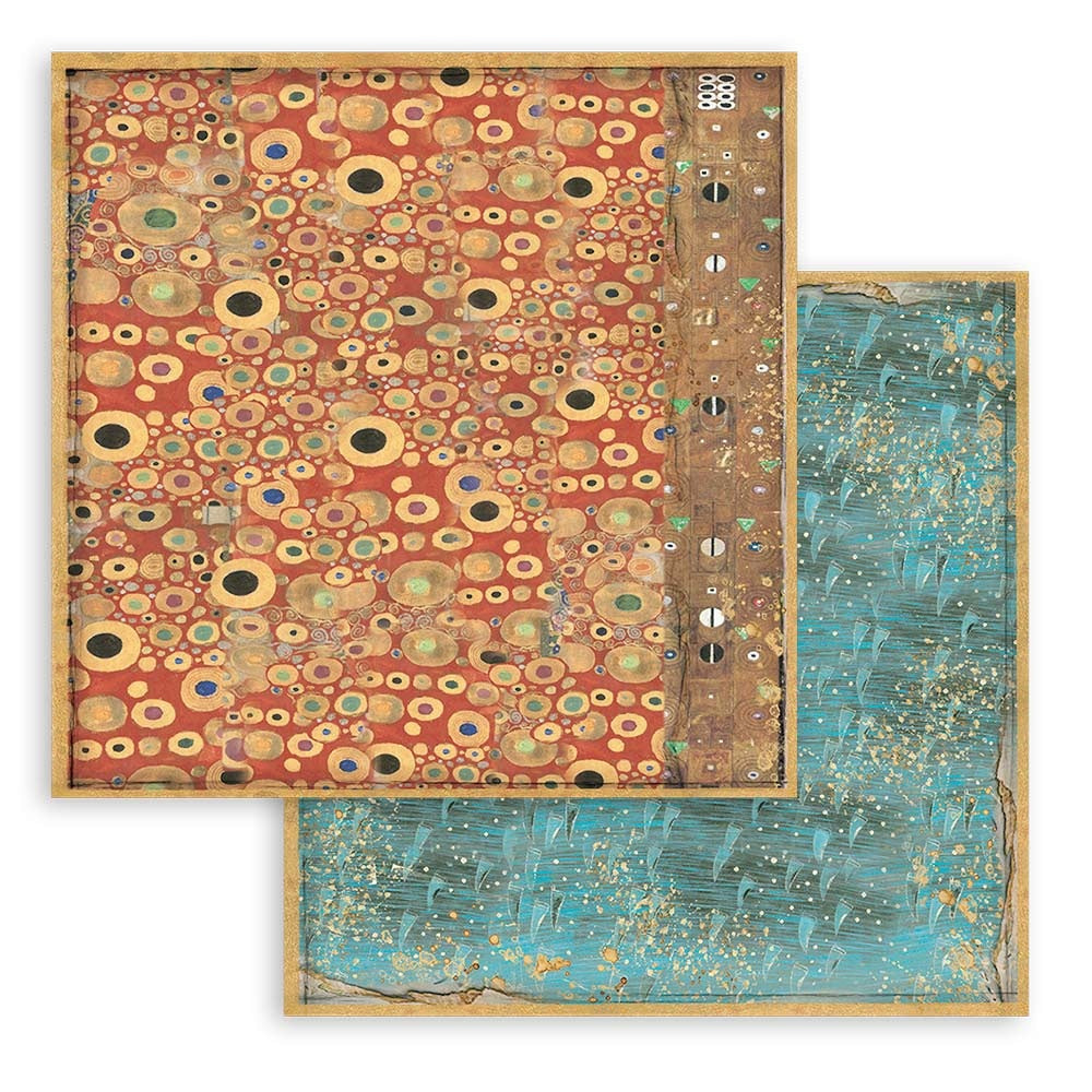 Stamperia Klimt Maxi Backgrounds 12x12 Inch Paper Pack (SBBL101)