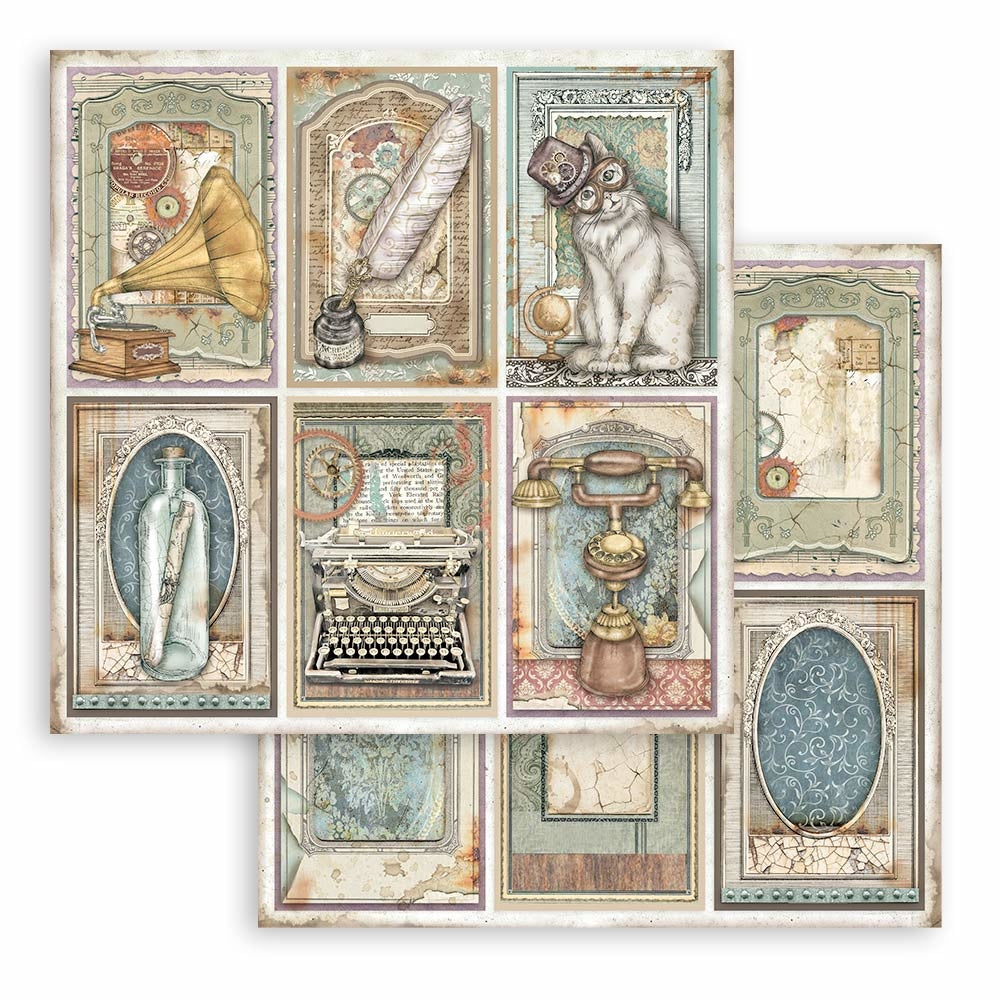Stamperia Lady Vagabond Lifestyle 8x8 Inch Paper Pack (SBBS49)