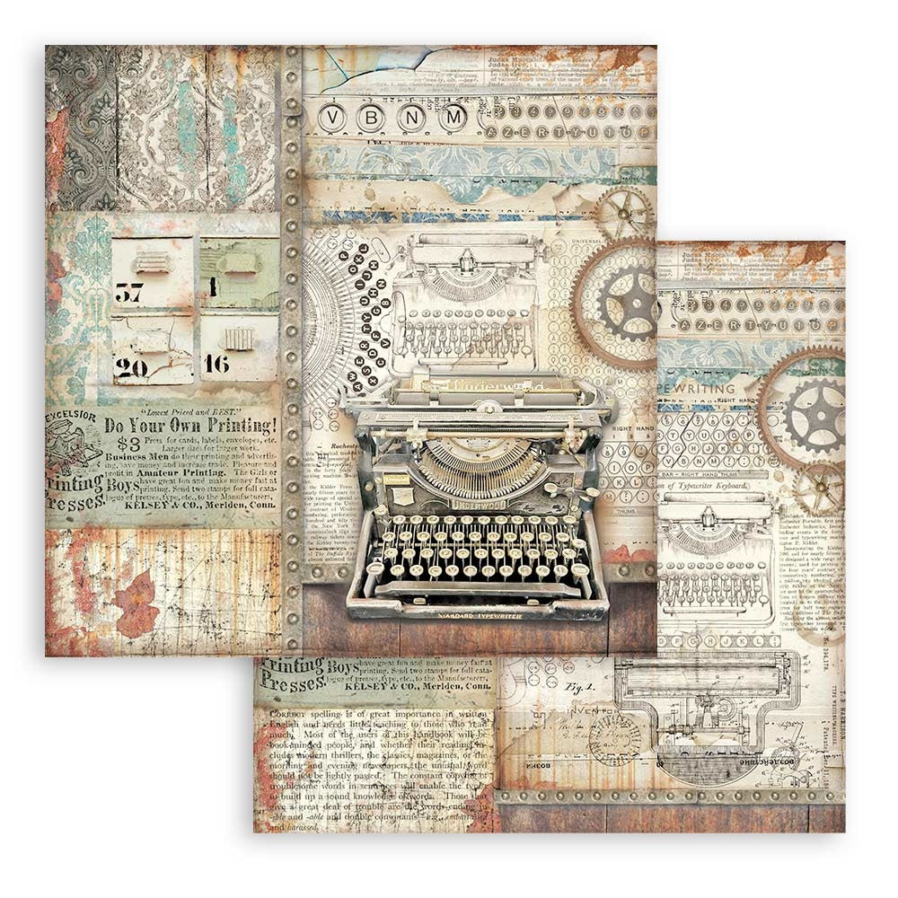 Stamperia Lady Vagabond Lifestyle 8x8 Inch Paper Pack (SBBS49)