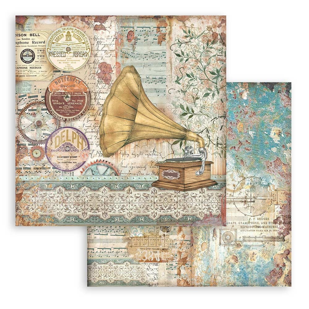Stamperia Lady Vagabond Lifestyle 8x8 Inch Paper Pack (SBBS49)