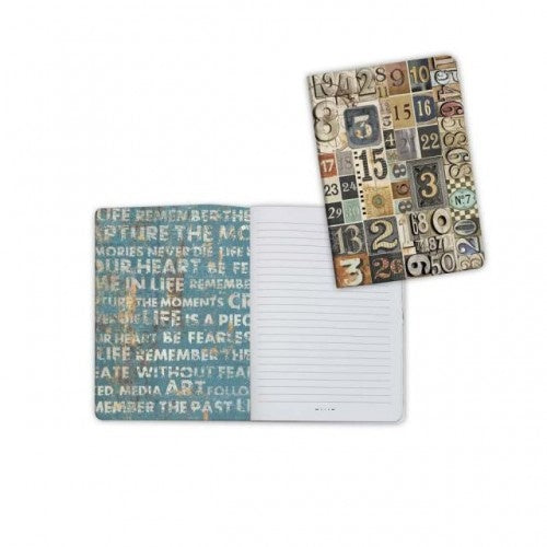 Stamperia Notebook A6 Mechanical Fantasy Numbers (ENBA6001)