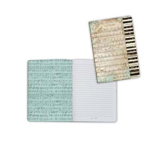 Stamperia Notebook A6 Music Piano (ENBA6012)