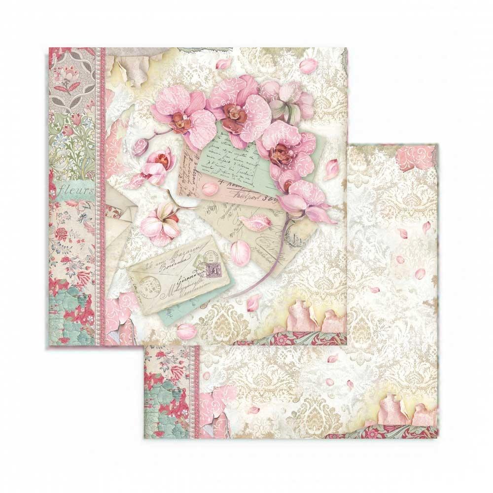 Stamperia Orchids and Cats 8x8 Inch Paper Pack (SBBS26)