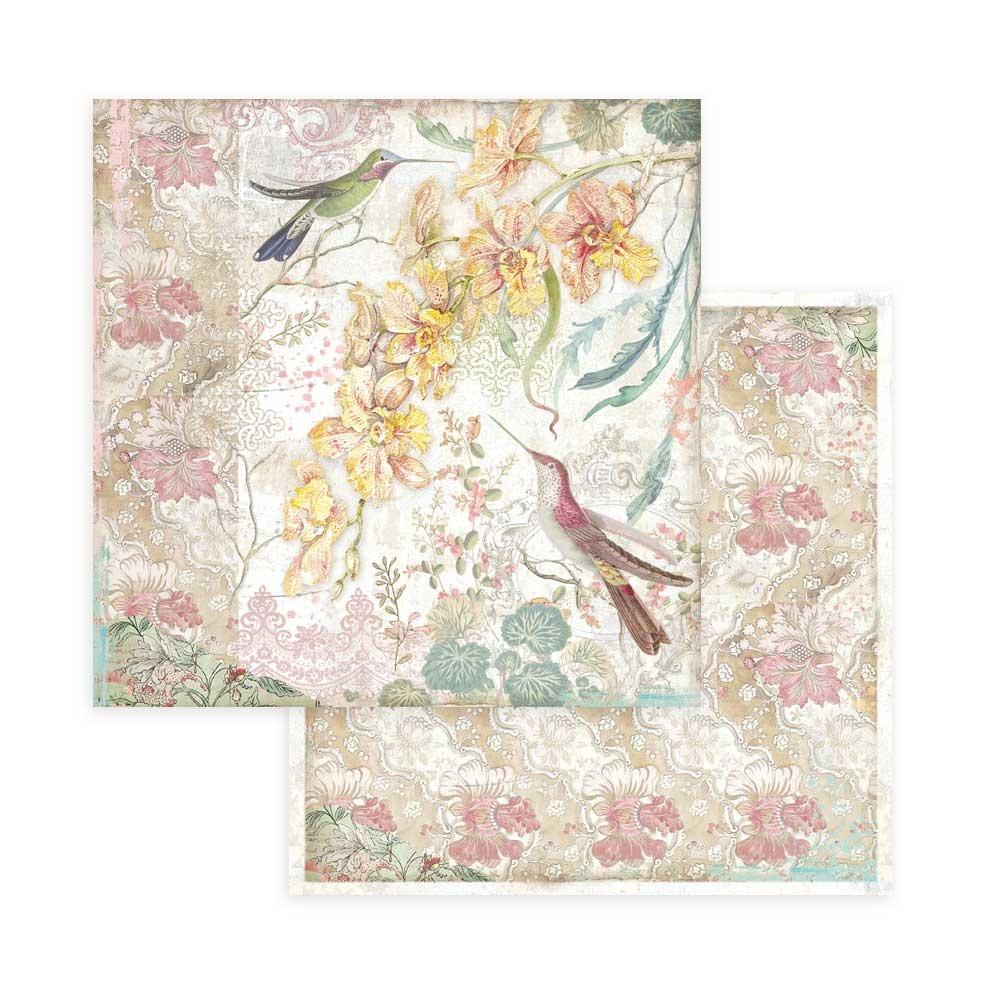 Stamperia Orchids and Cats 8x8 Inch Paper Pack (SBBS26)