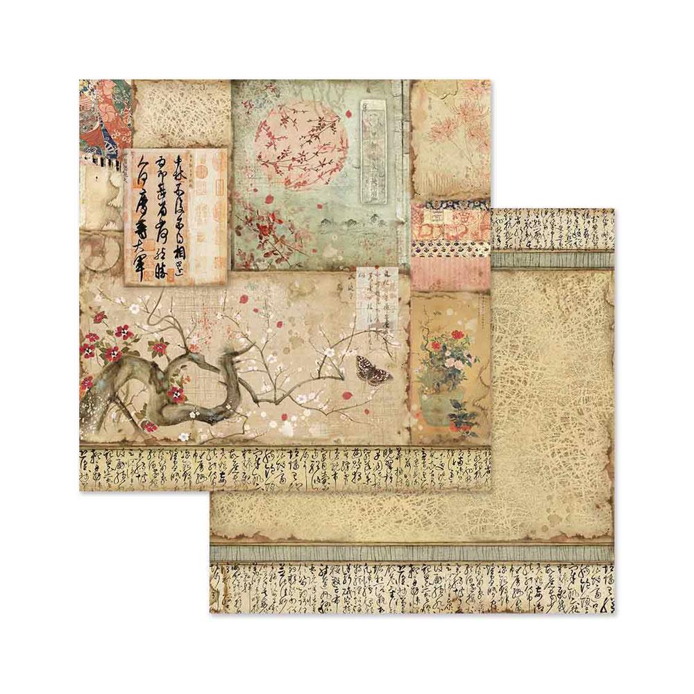 Stamperia Oriental Garden 8x8 Inch Paper Pack (SBBS09) for Scrapbooking