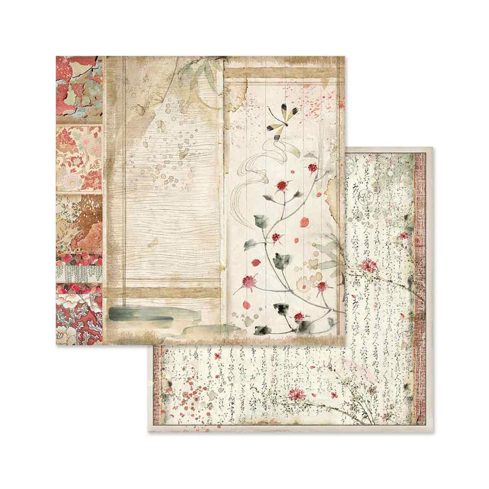 Stamperia Oriental Garden 8x8 Inch Paper Pack (SBBS09) for Scrapbooking