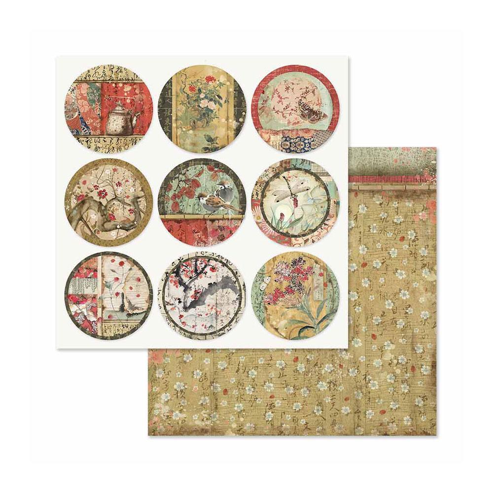 Stamperia Oriental Garden 8x8 Inch Paper Pack (SBBS09) for Scrapbooking