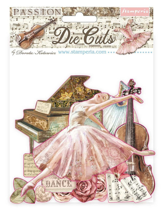 Stamperia Passion Die Cuts (DFLDC31)