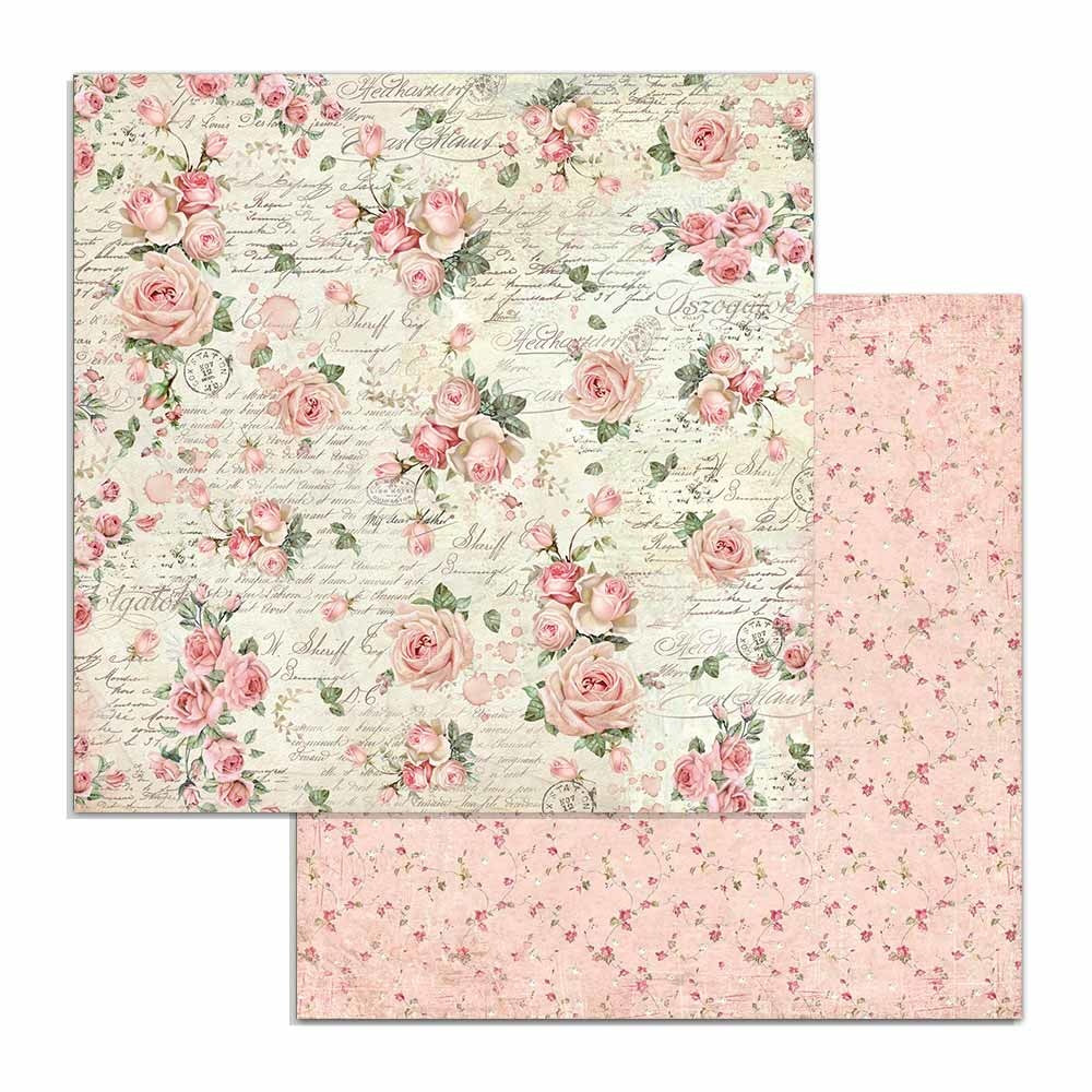 Stamperia Pink Christmas 6x6 Inch Paper Pack (SBBXS07)