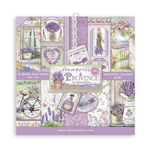 Stamperia Provence 6x6 Inch Paper Pack (SBBXS14)