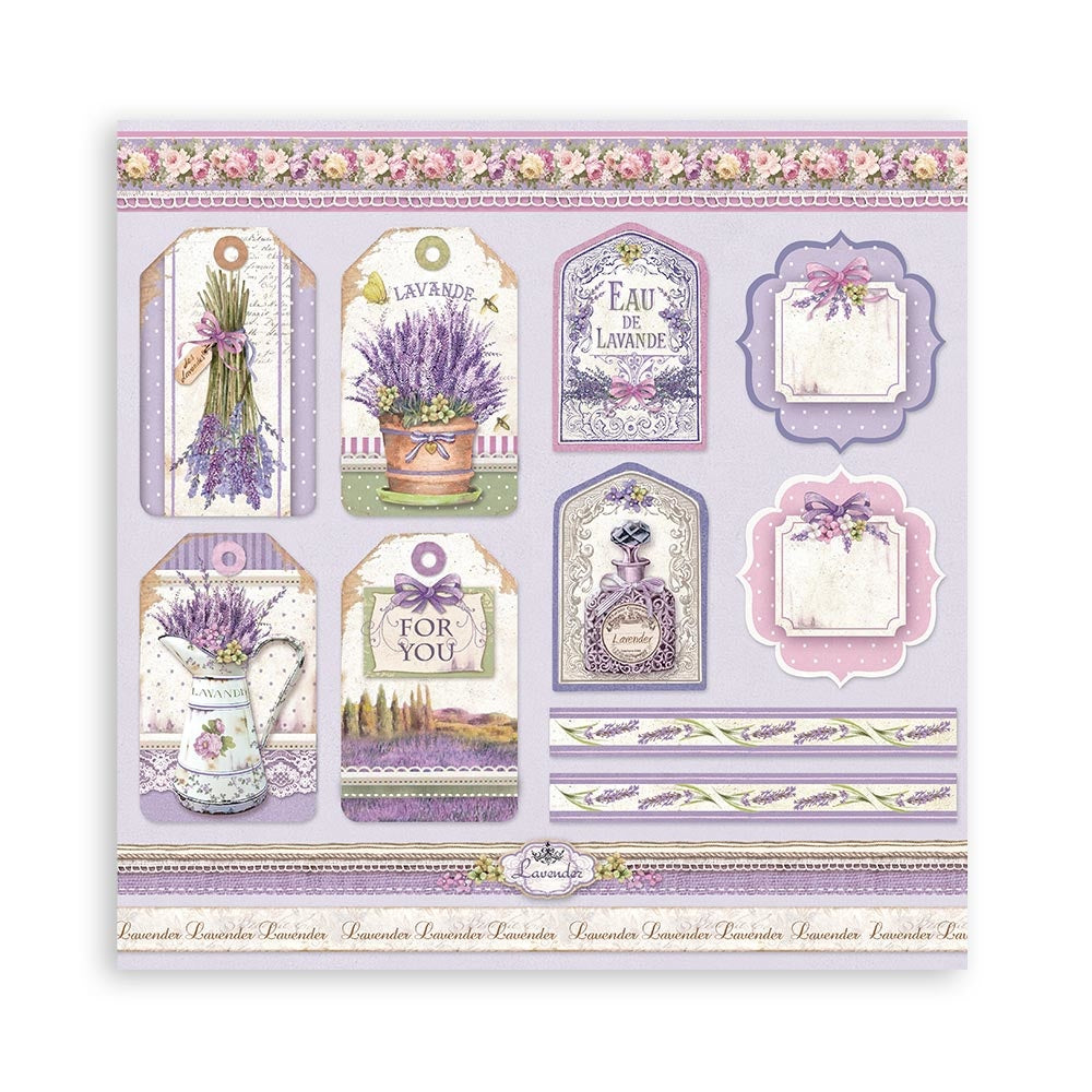 Stamperia Provence 8x8 Inch Paper Pack (SBBS53)
